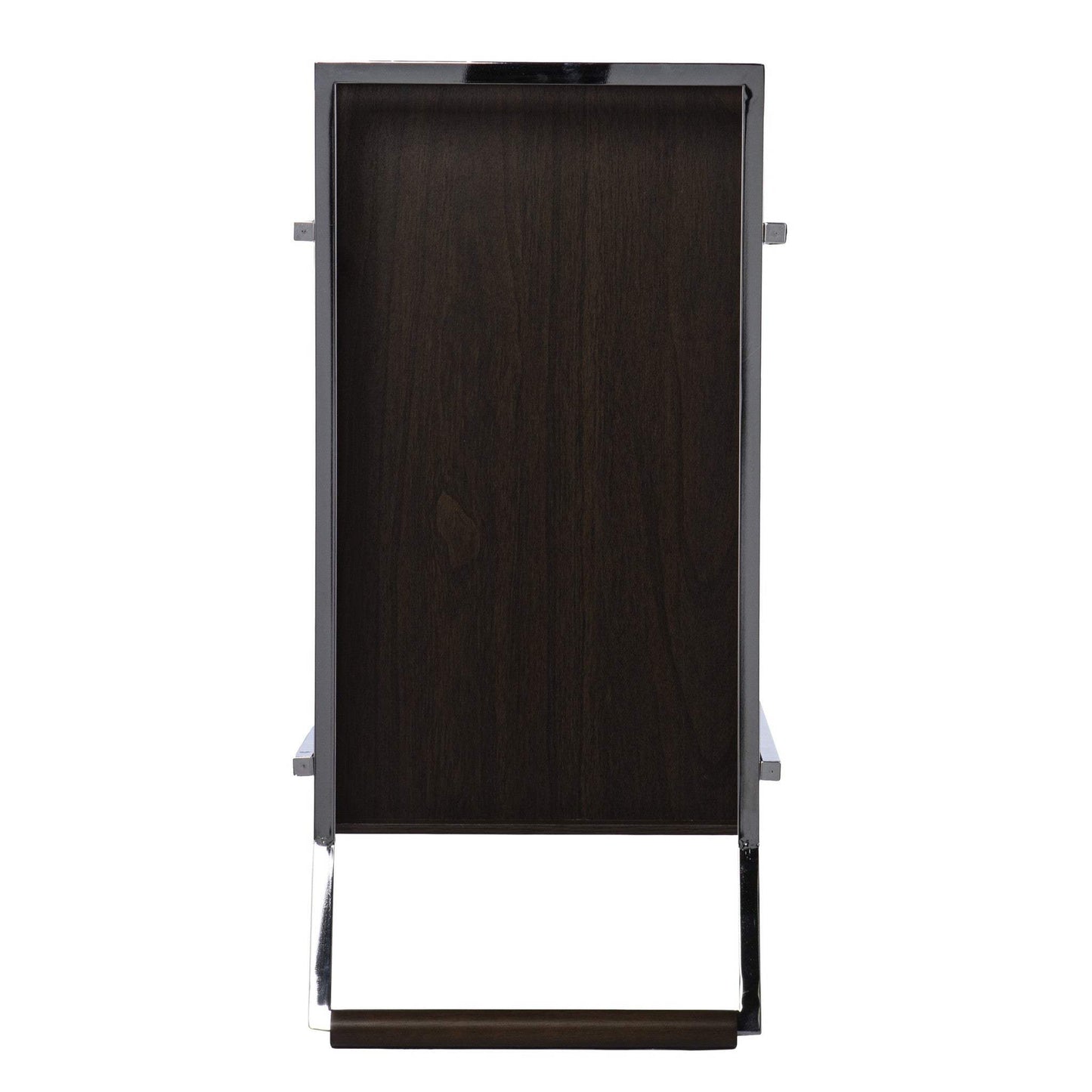 Brown and Silver Iron Rolling Bar Cart - Homeroots - Flyclothing LLC