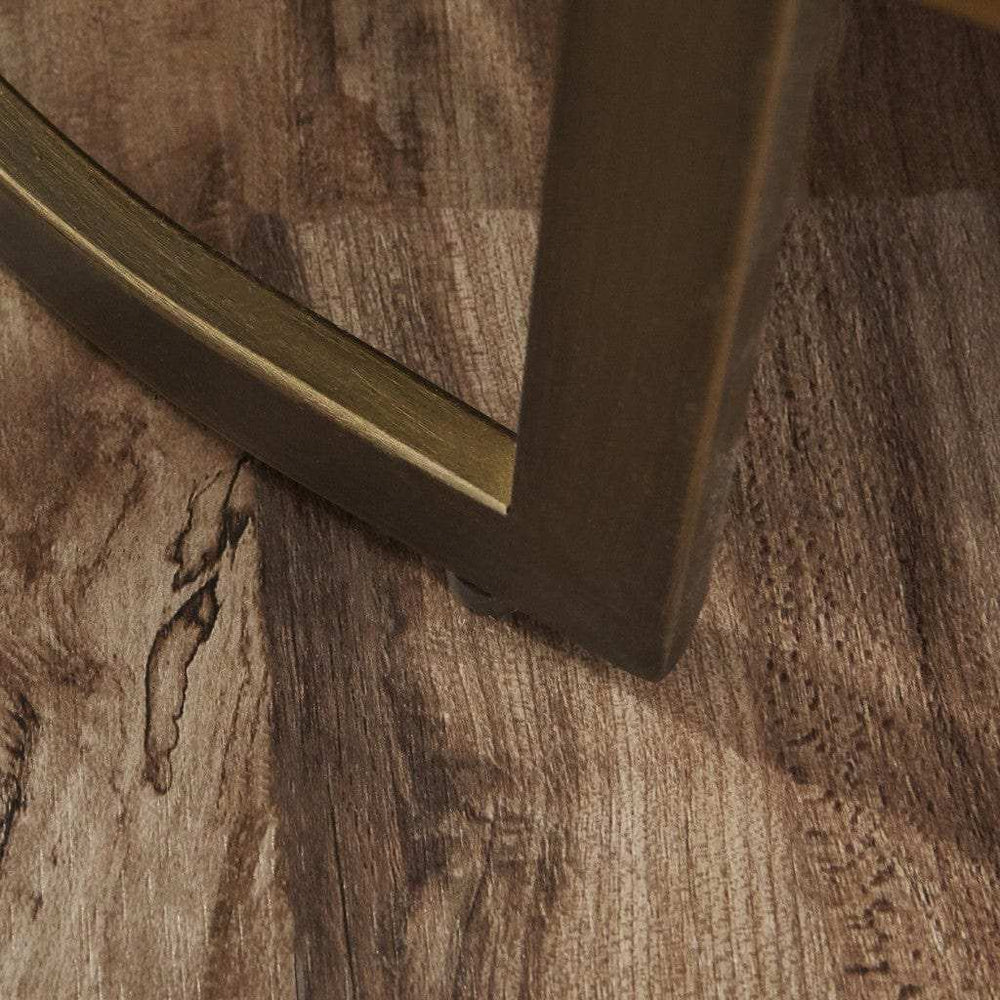 Gold and Silver Metal And Mirrored Glass Bar Cart - Homeroots - Flyclothing LLC