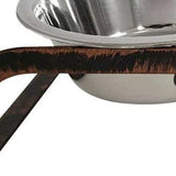 Rustic Elevated 16oz Two Bowl Dog Feeding Station - Homeroots - Flyclothing LLC