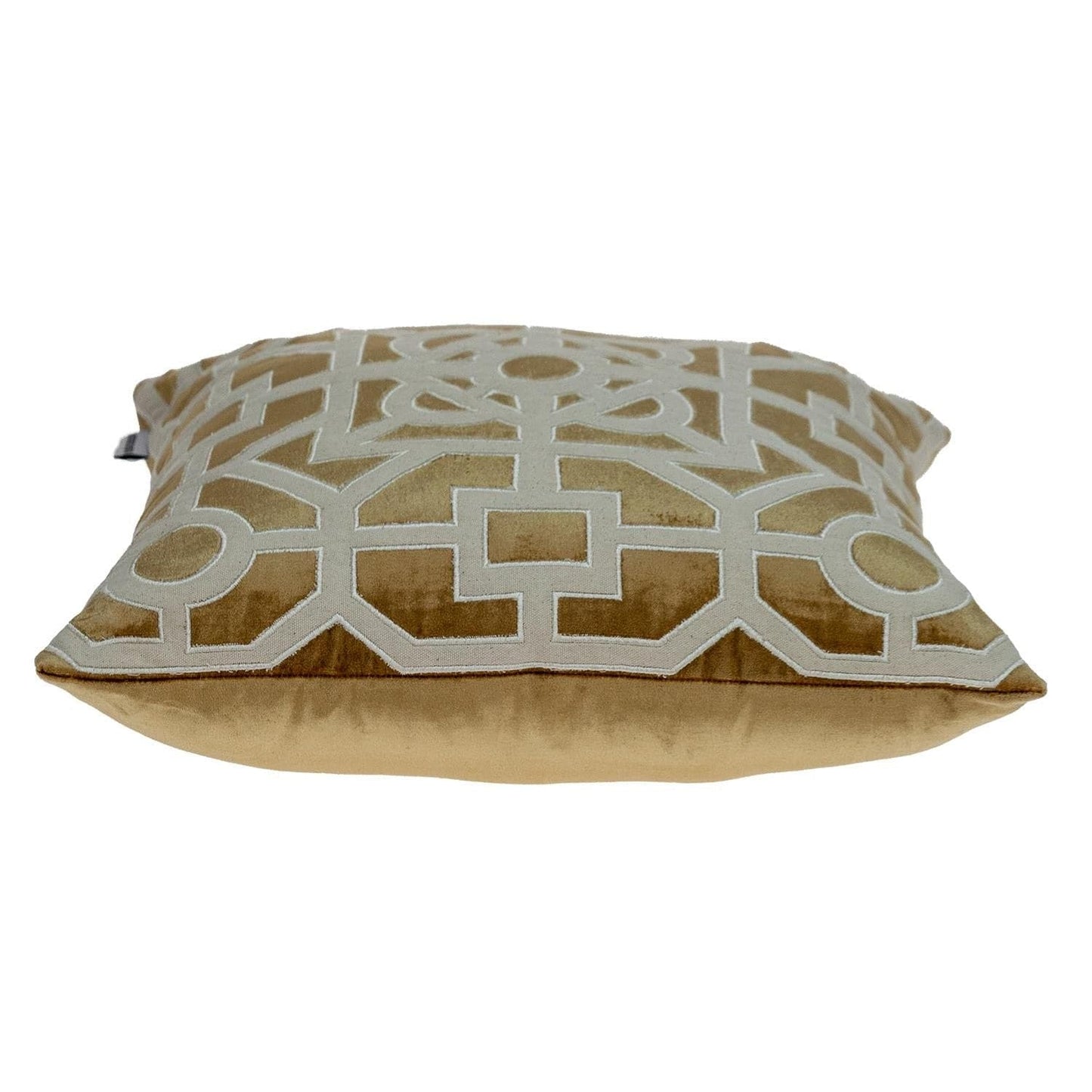 18" Gold Velvet Throw Pillow - Homeroots - Flyclothing LLC