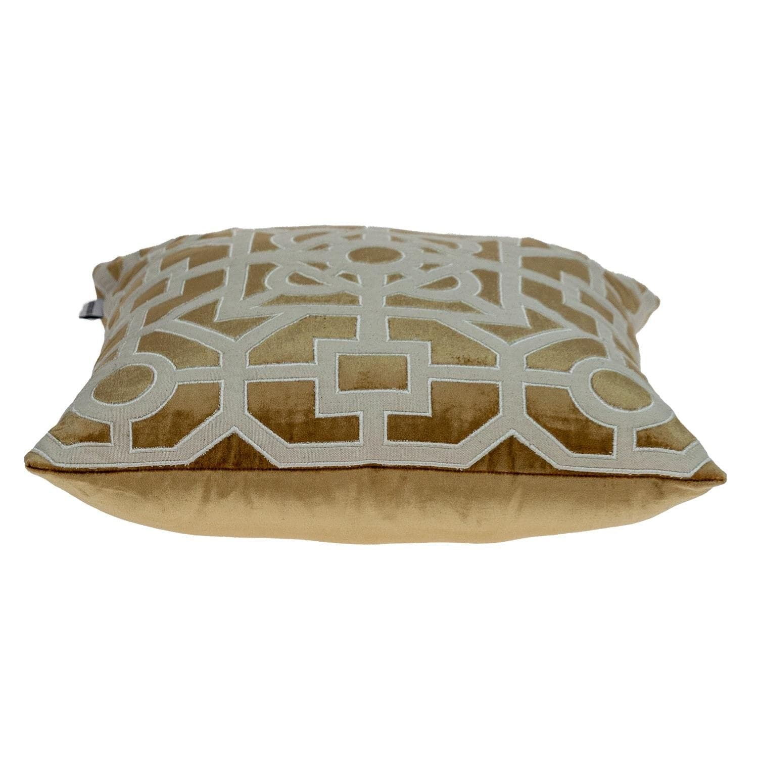 18" Gold Velvet Throw Pillow - Homeroots - Flyclothing LLC