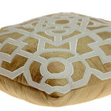 18" Gold Velvet Throw Pillow - Homeroots - Flyclothing LLC