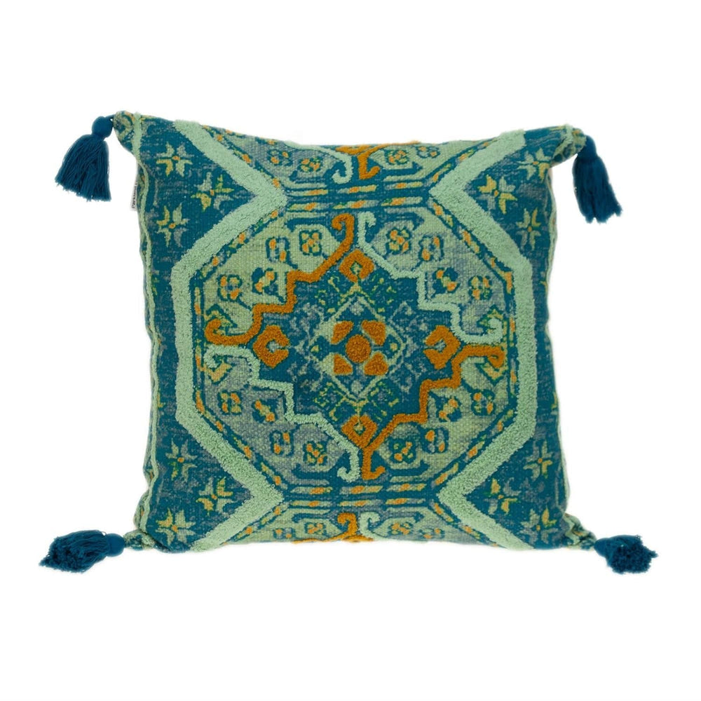 20" MULTICOLOR Cotton Blend Throw Pillow - Homeroots