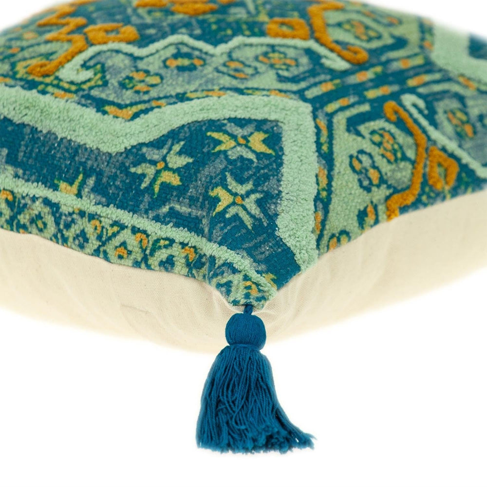 20" MULTICOLOR Cotton Blend Throw Pillow - Homeroots - Flyclothing LLC