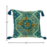 20" MULTICOLOR Cotton Blend Throw Pillow - Homeroots