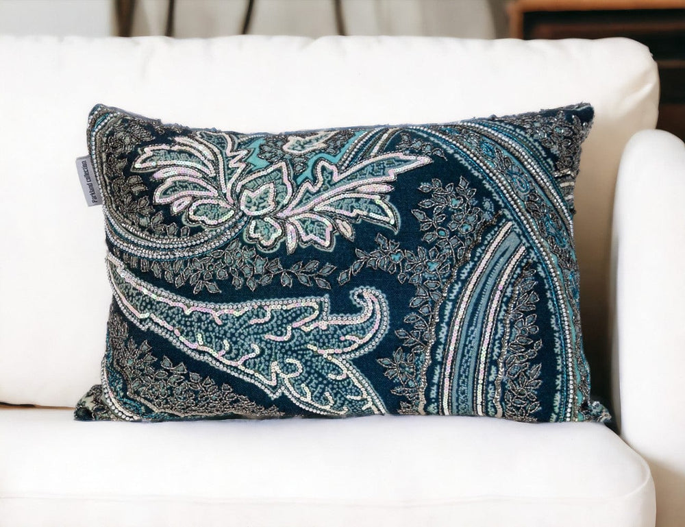 12" X 24" MULTICOLOR Throw Pillow - Homeroots