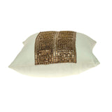 Glam Off White with Golden Sequins Lumbar Throw Pillow - Homeroots - Flyclothing LLC