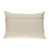 Glam Beige with Silver Sequins Lumbar Throw Pillow - Homeroots - Flyclothing LLC