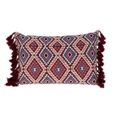 14" X 20" MULTICOLOR Cotton Blend Throw Pillow - Homeroots