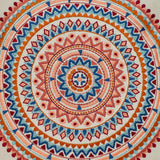 18" X 18" Beige and Blue Abstract Indoor Outdoor Throw Pillow - Homeroots - Flyclothing LLC