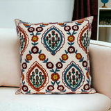 18" MULTICOLOR Cotton Blend Throw Pillow - Homeroots