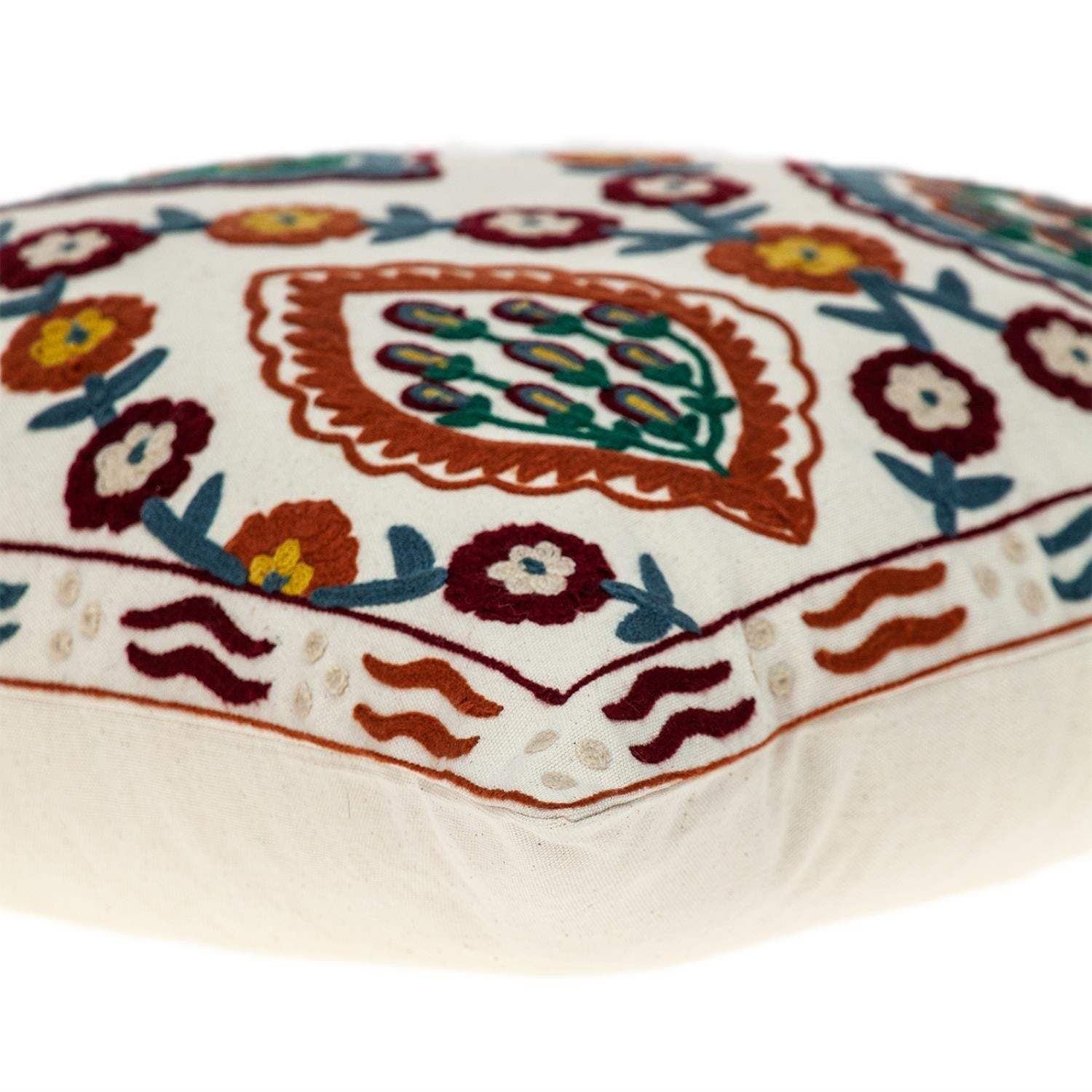 18" MULTICOLOR Cotton Blend Throw Pillow - Homeroots - Flyclothing LLC