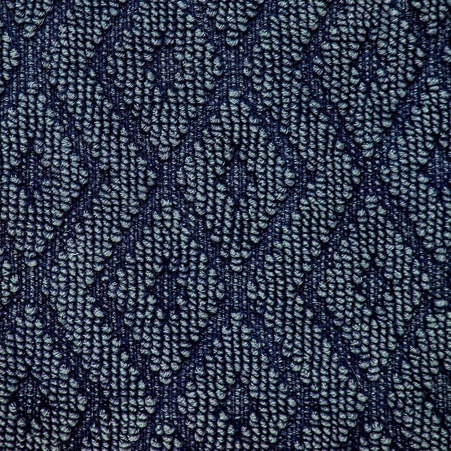 Jacquard Diamond Pattern Decorative Navy Throw Pillow - Homeroots - Flyclothing LLC