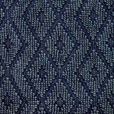 Jacquard Diamond Pattern Decorative Navy Throw Pillow - Homeroots - Flyclothing LLC