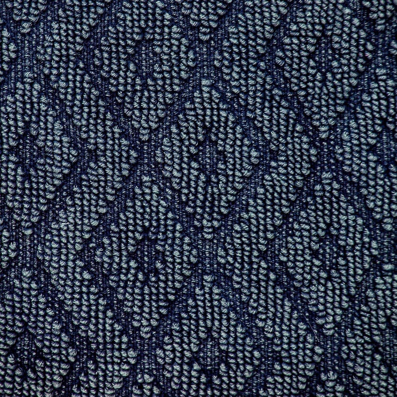 Jacquard Diamond Pattern Decorative Navy Throw Pillow - Homeroots - Flyclothing LLC