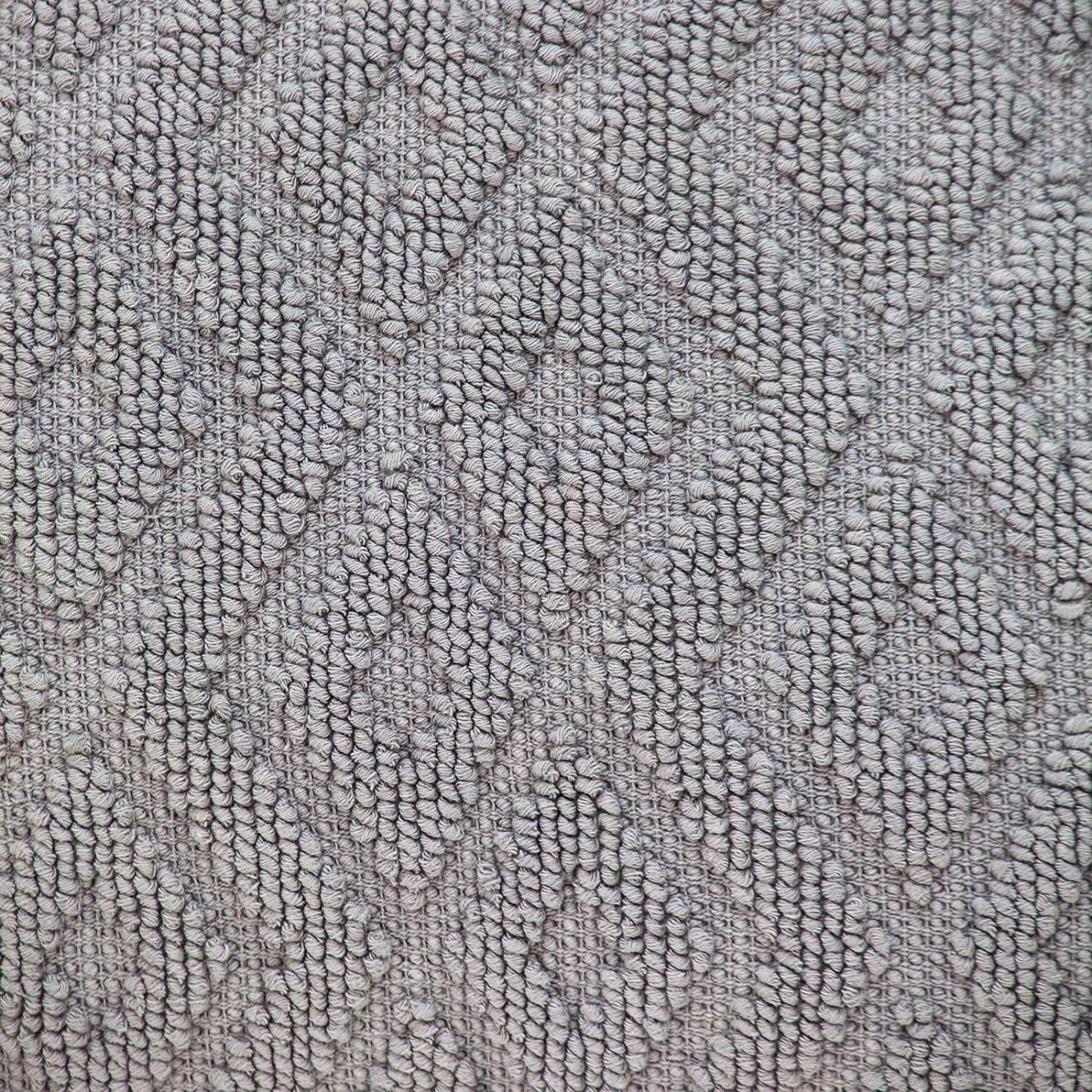 Jacquard Diamond Pattern Decorative Gray Throw Pillow - Homeroots - Flyclothing LLC
