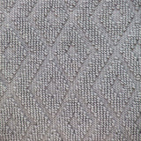 Jacquard Diamond Pattern Decorative Gray Throw Pillow - Homeroots - Flyclothing LLC