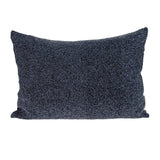 Shimmering Metallic Blue Beaded Luxury Throw Pillow - Homeroots