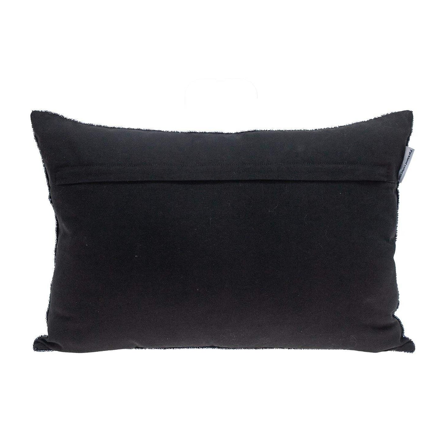 Shimmering Metallic Blue Beaded Luxury Throw Pillow - Homeroots - Flyclothing LLC