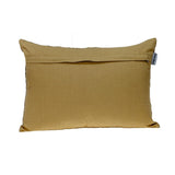 Shimmering Metallic Gold Beaded Luxury Throw Pillow - Homeroots