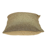Shimmering Metallic Gold Beaded Luxury Throw Pillow - Homeroots