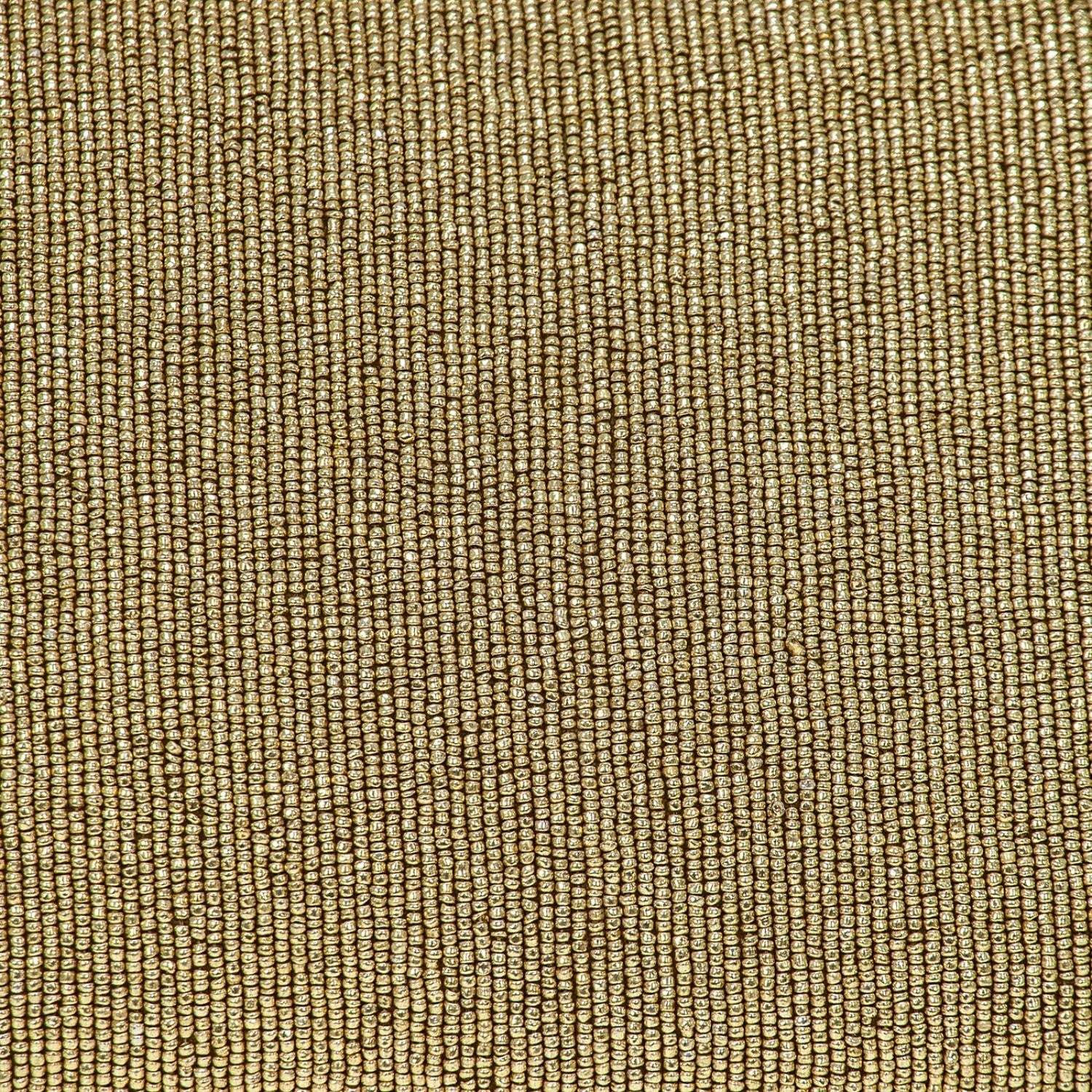 Shimmering Metallic Gold Beaded Luxury Throw Pillow - Homeroots - Flyclothing LLC