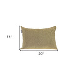 Shimmering Metallic Gold Beaded Luxury Throw Pillow - Homeroots - Flyclothing LLC