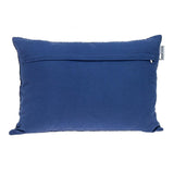 Shimmering Blue Beaded Luxury Throw Pillow - Homeroots