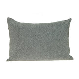 Shimmering Silver Beaded Luxury Throw Pillow - Homeroots