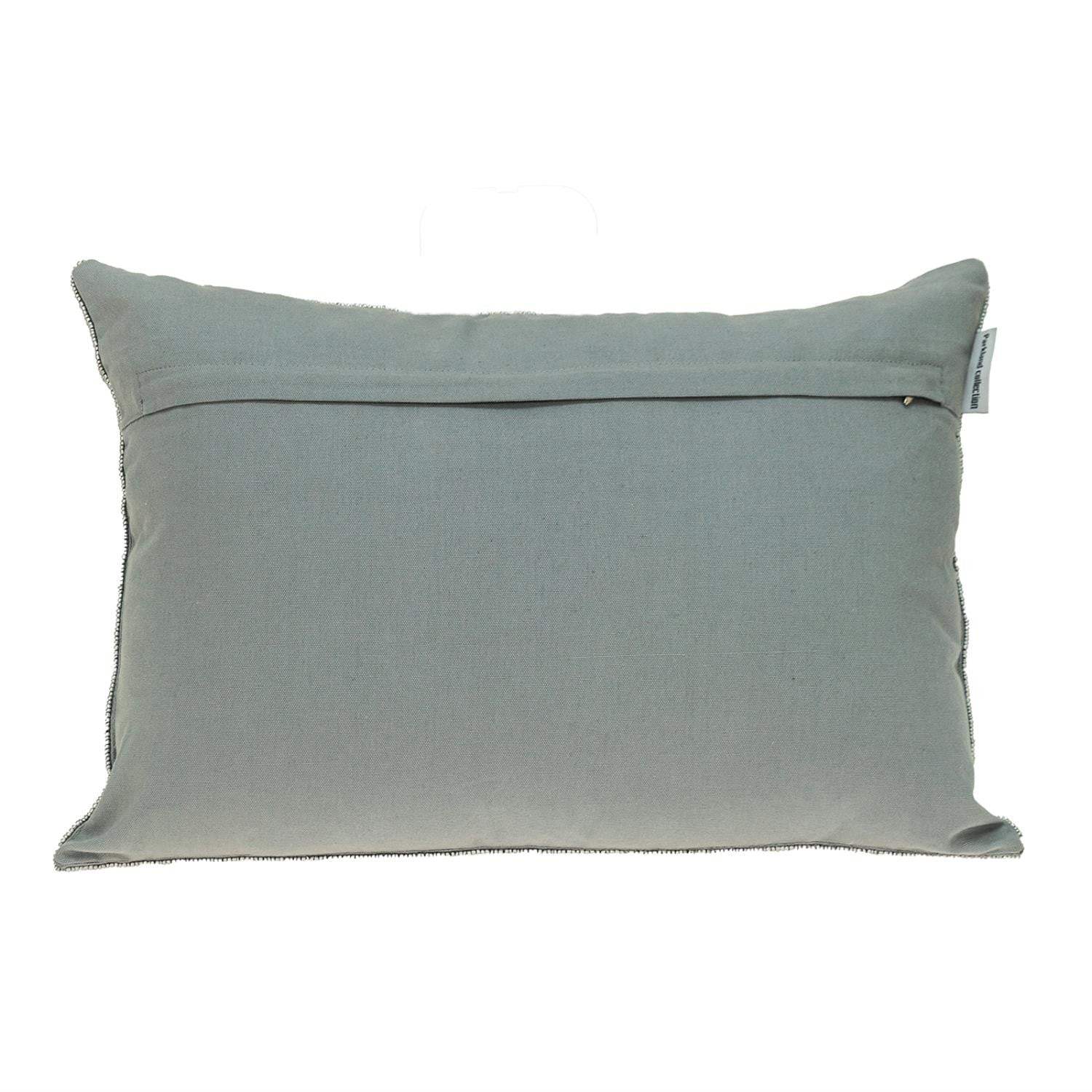 Shimmering Silver Beaded Luxury Throw Pillow - Homeroots - Flyclothing LLC