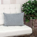 Shimmering Silver Beaded Luxury Throw Pillow - Homeroots - Flyclothing LLC