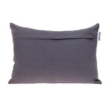 Shimmering Gray Beaded Luxury Throw Pillow - Homeroots