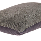 Shimmering Gray Beaded Luxury Throw Pillow - Homeroots - Flyclothing LLC