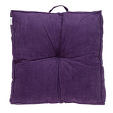 Corduroy Styled Purple Tufted Floor Pillow - Homeroots