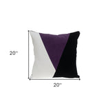 20" MULTICOLOR Cotton Blend Throw Pillow - Homeroots