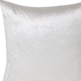18" X 18" White Cotton Zippered Pillow - Homeroots - Flyclothing LLC