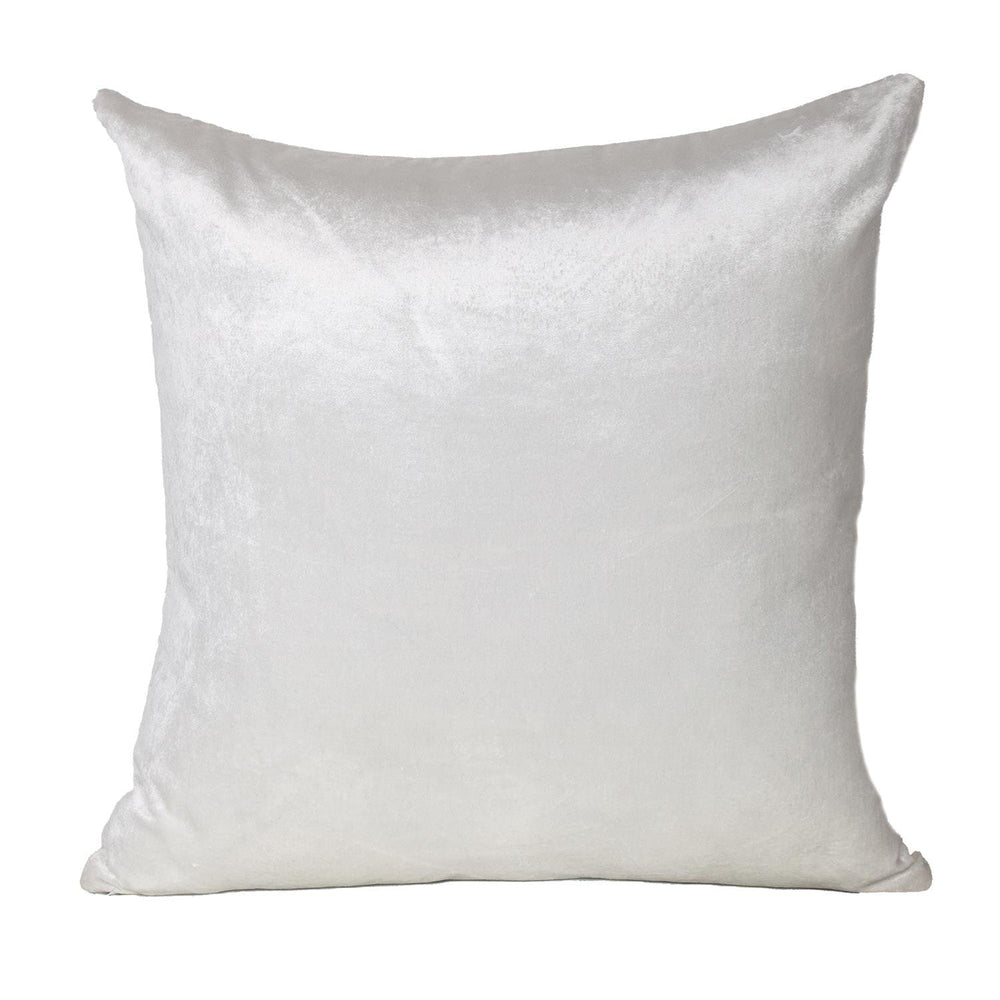 Classic 20" Solid Color White Soft Touch Throw Pillow - Homeroots