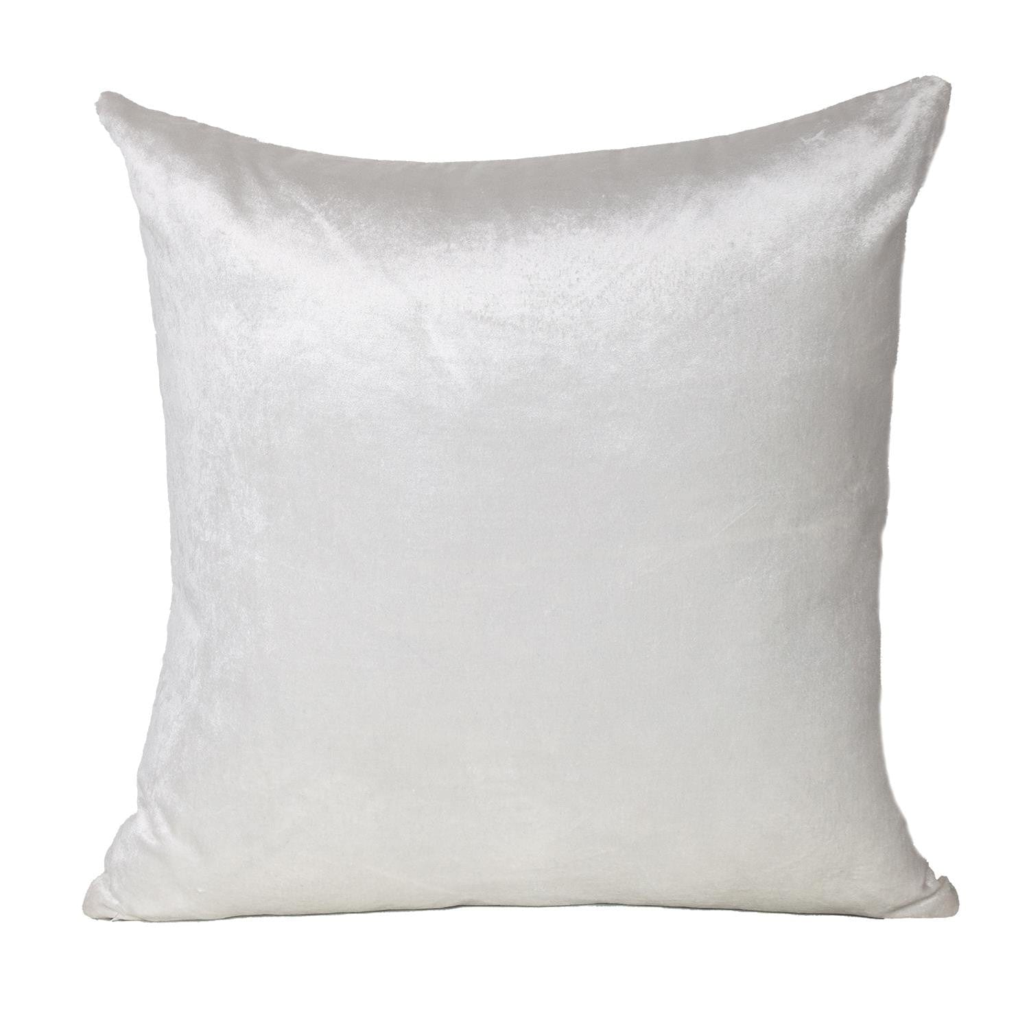 Classic 20" Solid Color White Soft Touch Throw Pillow - Homeroots - Flyclothing LLC