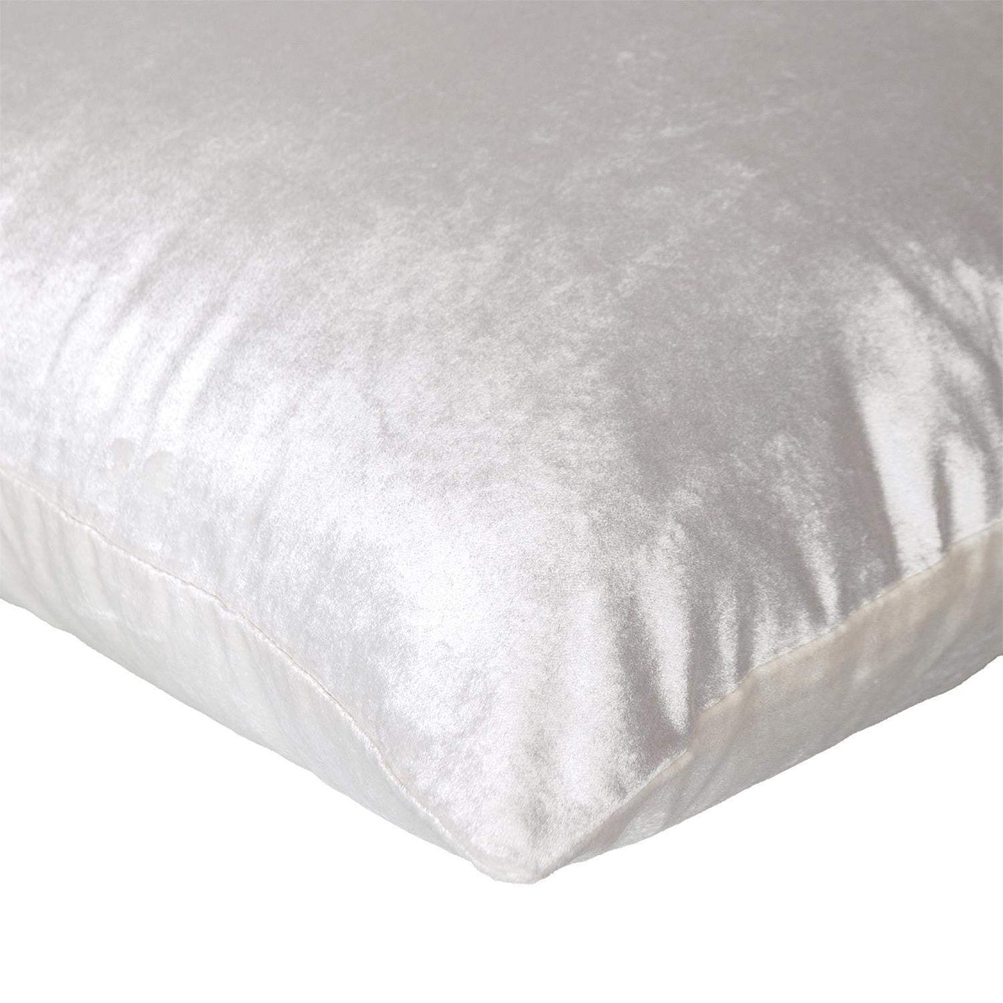 Classic 20" Solid Color White Soft Touch Throw Pillow - Homeroots - Flyclothing LLC
