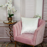 Classic 20" Solid Color White Soft Touch Throw Pillow - Homeroots - Flyclothing LLC