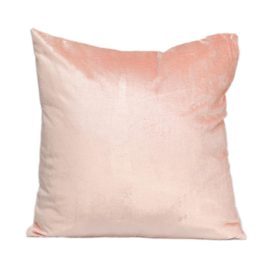 20" Pink Cotton Blend Throw Pillow - Homeroots