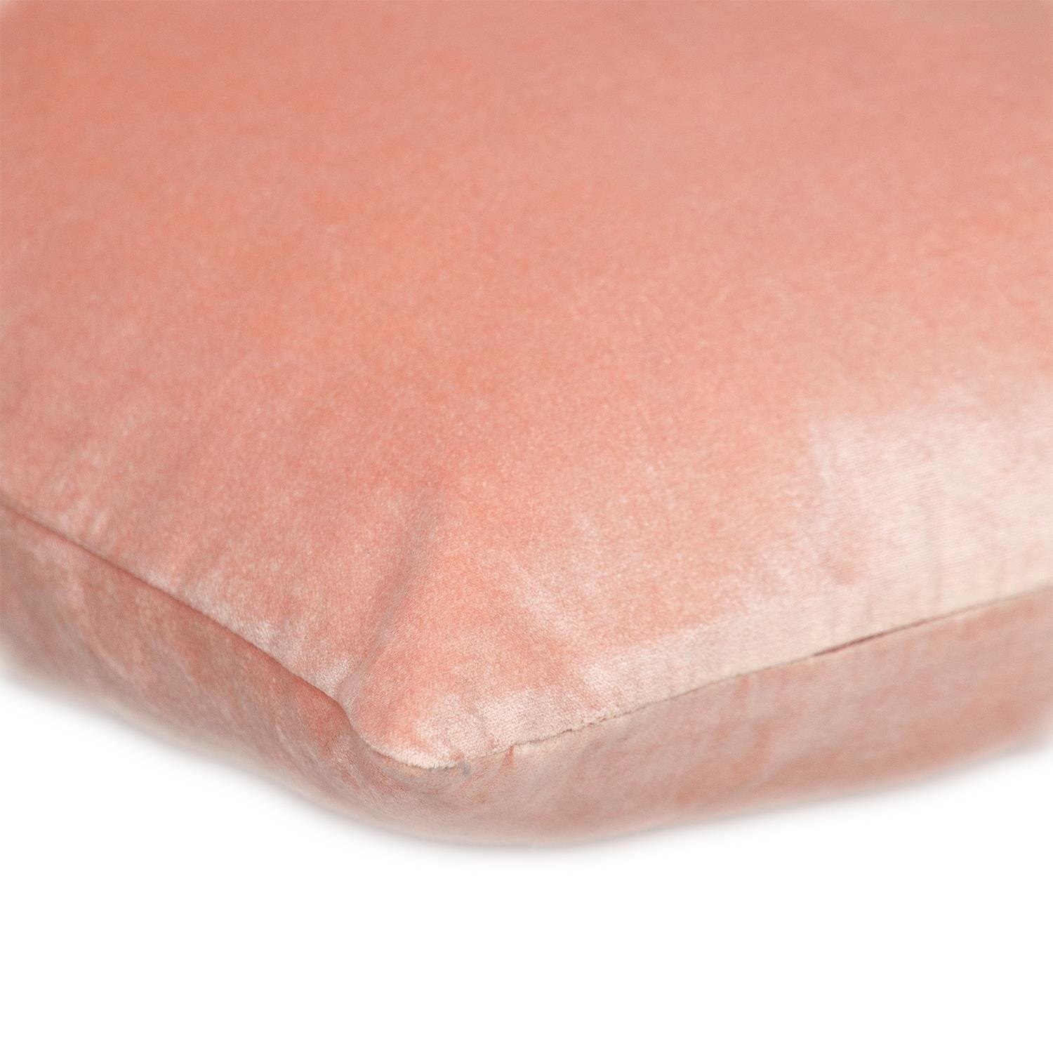 20" Pink Cotton Blend Throw Pillow - Homeroots - Flyclothing LLC