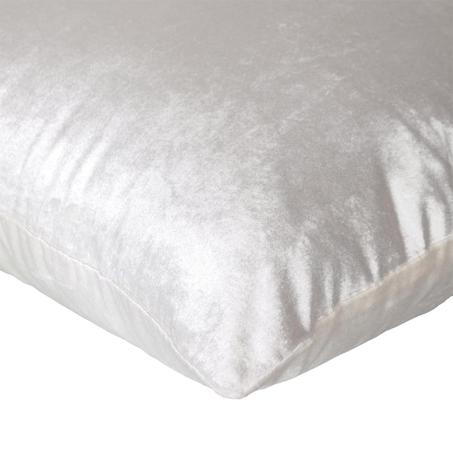 22" White Cotton Blend Throw Pillow - Homeroots - Flyclothing LLC
