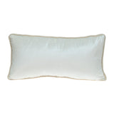 12" X 24" White Throw Pillow - Homeroots
