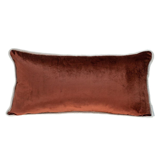 12" X 24" Gold and Brown Throw Pillow - Homeroots