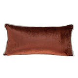 12" X 24" Gold and Brown Throw Pillow - Homeroots