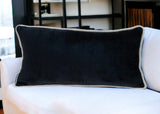 12" X 24" Multicolor Cotton Blend Throw Pillow - Homeroots - Flyclothing LLC
