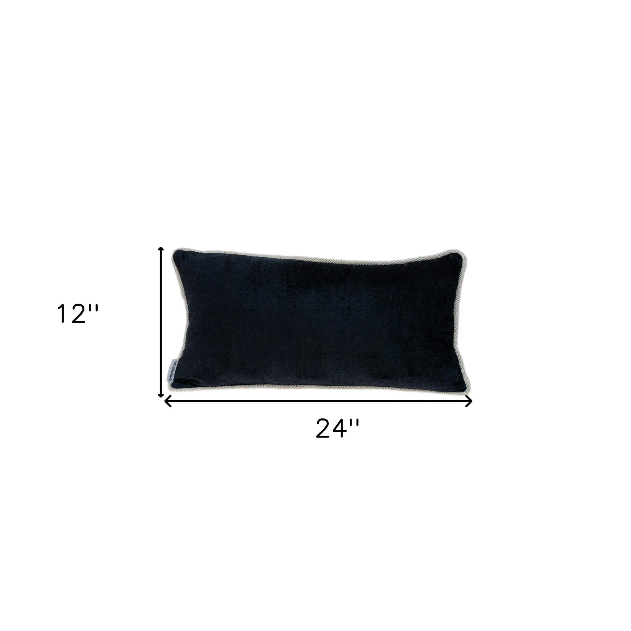 12" X 24" Multicolor Cotton Blend Throw Pillow - Homeroots - Flyclothing LLC