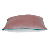 20" Pink and White Throw Pillow - Homeroots