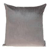Purple and Dark Gray Dual Solid Color Reversible Throw Pillow - Homeroots